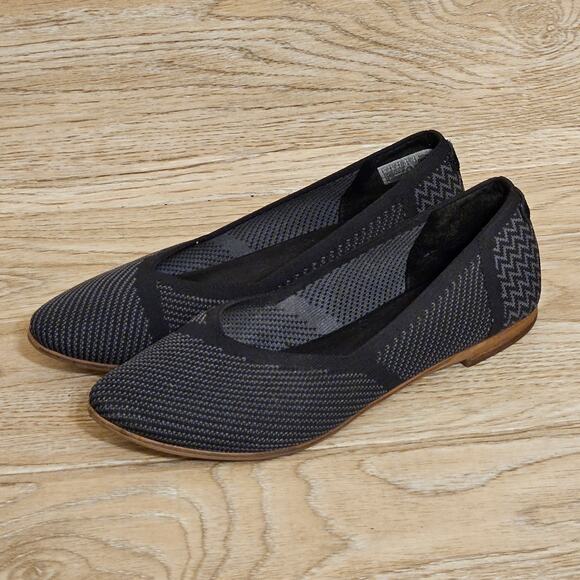 TOMS Jutti Neat Knit Slip On Womens Flats Casual 10020237T Size 7 - Picture 1 of 8